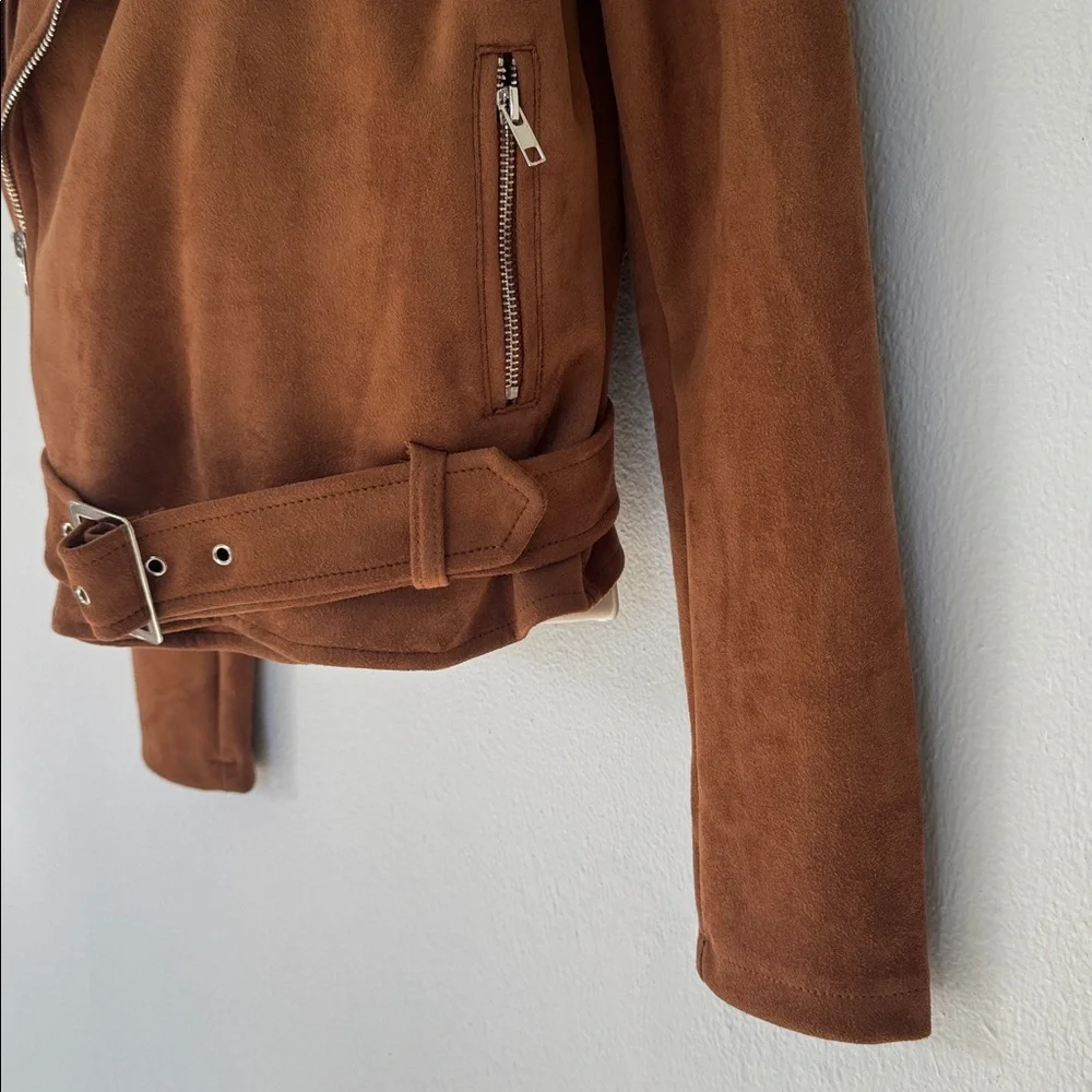 26 international sunset lane brown suede jacket size small - Picture 9 of 16